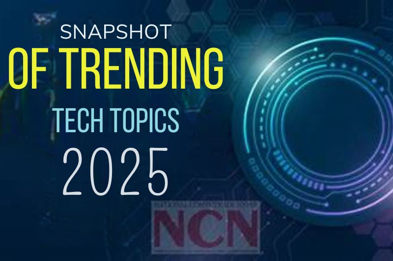 snapshot of trending tech topics 2025